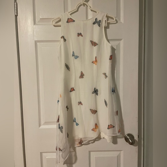 Vintage Joseph Ribkoff asymmetrical butterfly dress - Picture 4 of 7